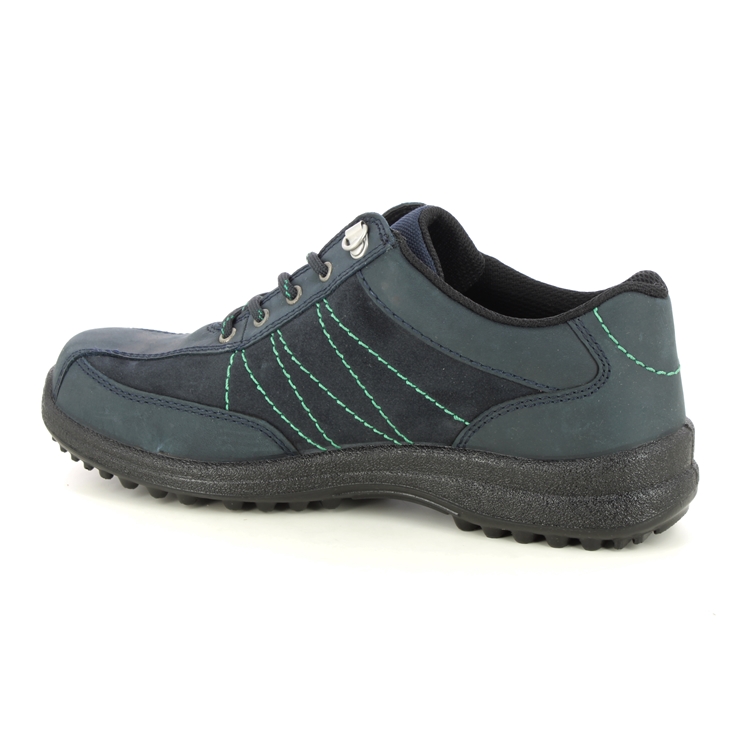 Hotter Mist Gtx Extra Wide Navy Leather Womens Walking Shoes