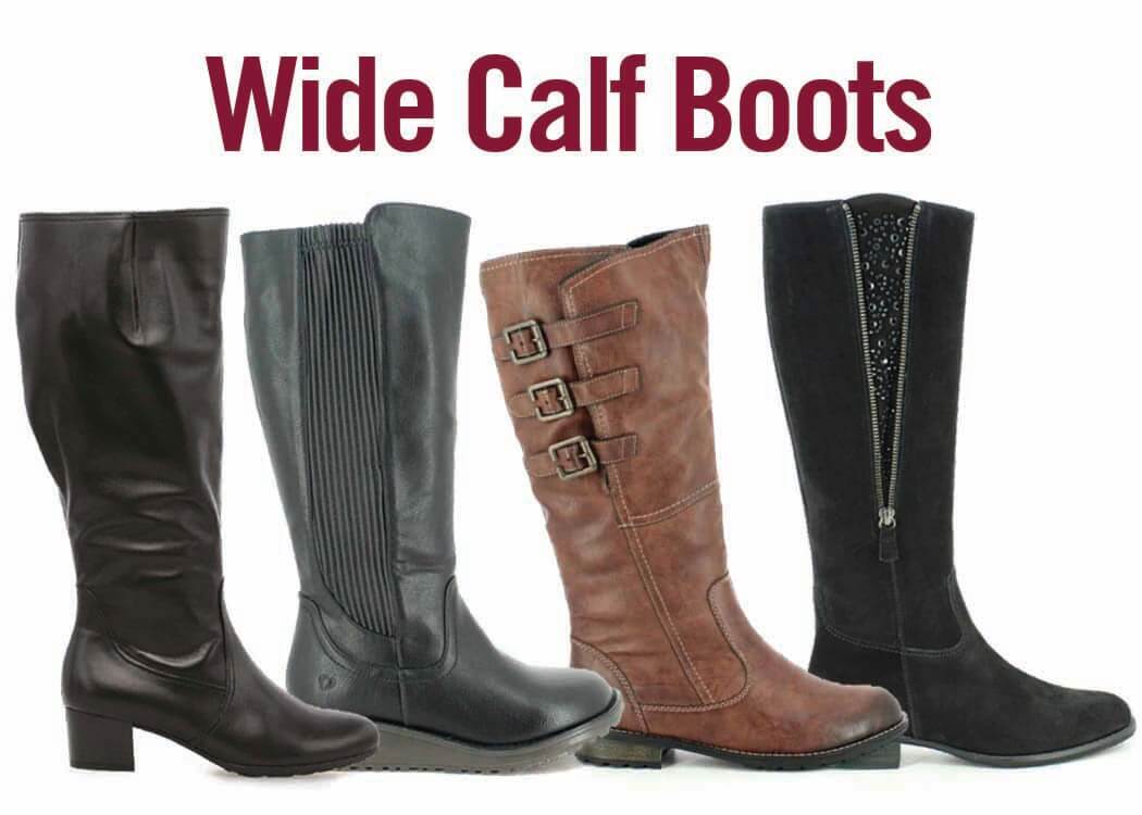 ladies wide calf boots
