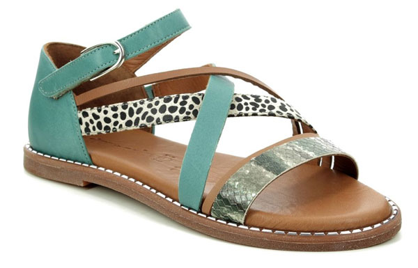 rieker leopard print sandals