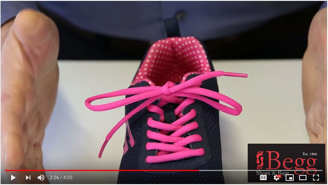 Learn to tie shoes laces | Watch our how to guide with Garek Begg