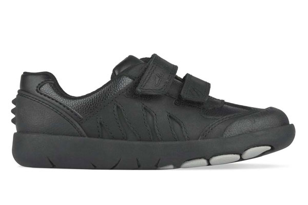 nike black school shoes velcro