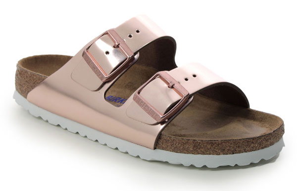 Birkenstock Arizona Soft Footbed Rose Slide Sandals