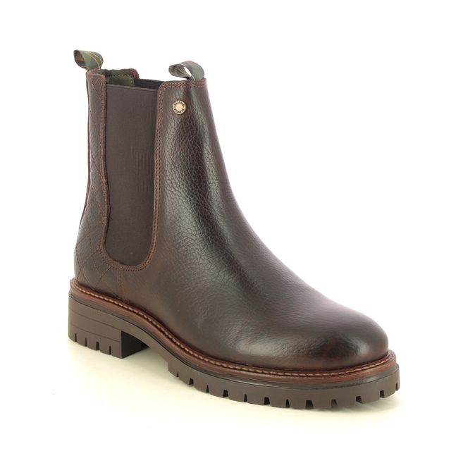 Barbour Chelsea Boots - Brown leather - LFO0575/BR96 EVIE