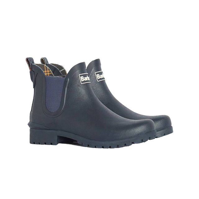 Barbour Chelsea Boots - Navy - LRF0066/NY11 WILTON WELLIE