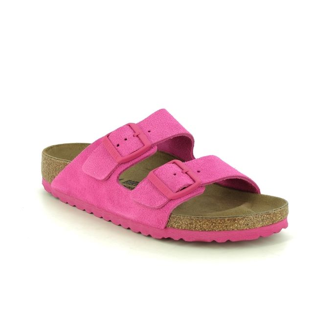 Birkenstock Arizona Ladies Fuchsia Womens Slide Sandals 102706962