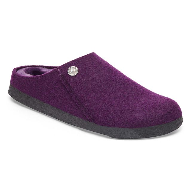 Birkenstock Slipper Mules - Purple - 1027958/95 ZERMATT FUR W