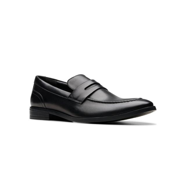 Clarks Formal Shoes - Black leather - 784927G BRANDON STEP