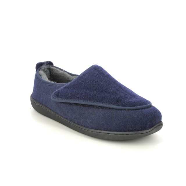 Clarks Slippers - Navy - 643497G KING RIPTAPE