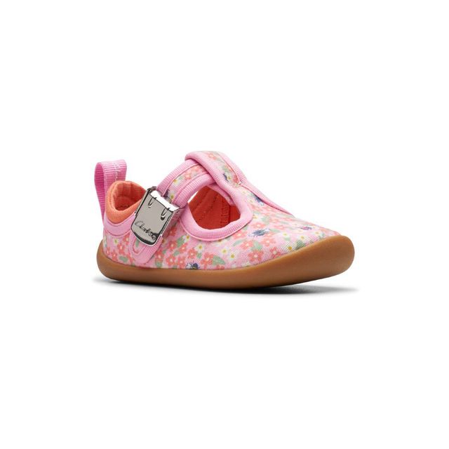 Clarks Girls First And Baby Shoes - Pink - 759646F ROAMER BLOOM T