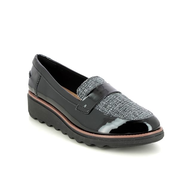 Clarks Loafers - Black patent - 640824D SHARON GRACIE