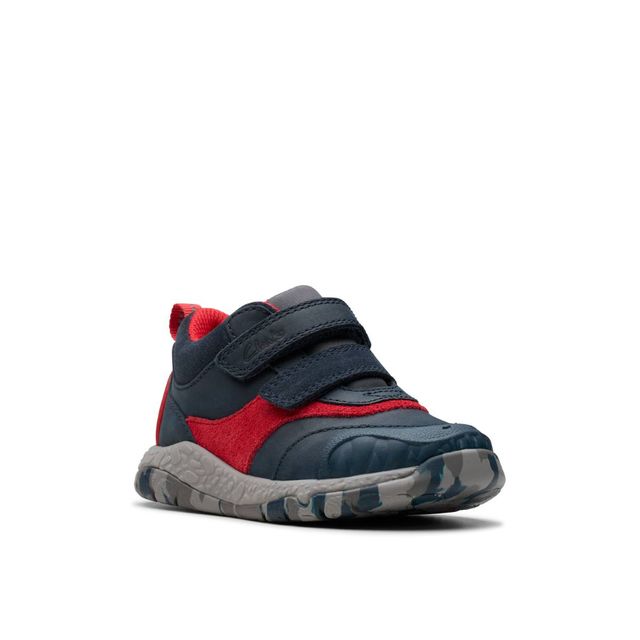 Clarks Toddler Boys Boots - Navy Red - 797816F STEGGY REX T 2V