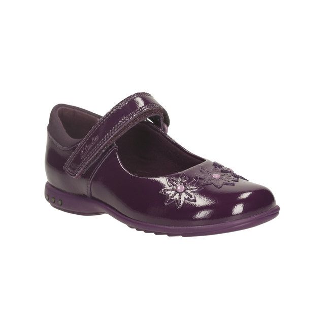 clarks purple shoes