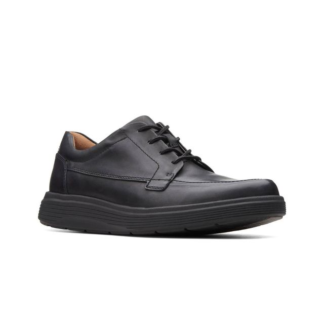 Clarks Comfort Shoes - Black leather - 3698/48H UN ABODE EASE