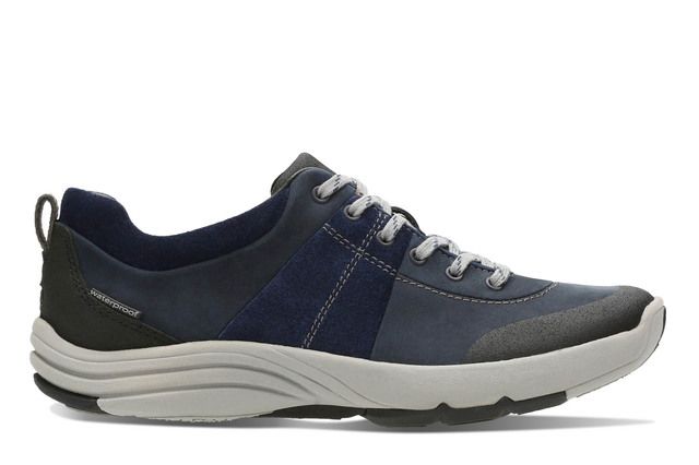 Clarks Wave Andes D Fit Navy multi 