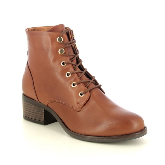 Creator Heeled Boots - Tan Leather - IB2244/11 JUANOLA LACE