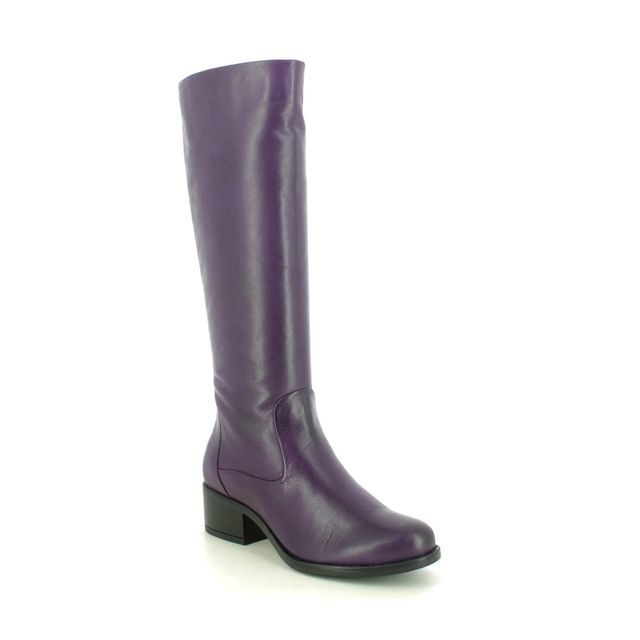 Creator Knee-high Boots - Purple Leather - IB19926/95 JUANOLONG