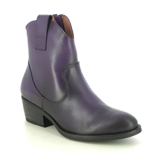 Creator Ankle Boots - Purple Leather - IB23505/95 ONYX BERNA LO