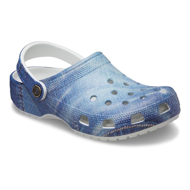 Crocs Closed Toe Sandals - White - 210402/1NK Classic Denim