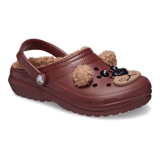 Crocs Boys Slippers - Brown - 210399/2FL Classic Lined Fun Lab