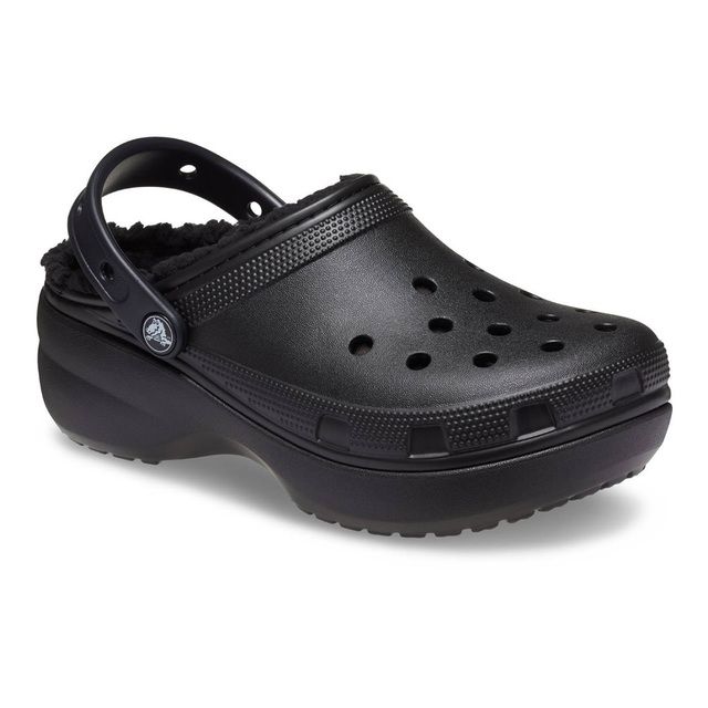 Crocs Slippers - Black - 207938/001 Classic Platform Lined