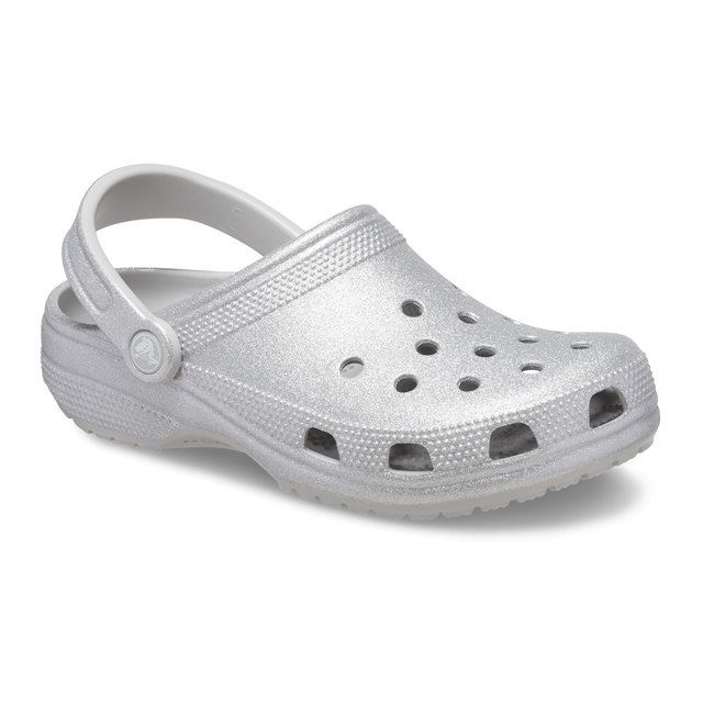 Crocs Closed Toe Sandals - Silver - 205942/0IC CLASSIC SHIMMER