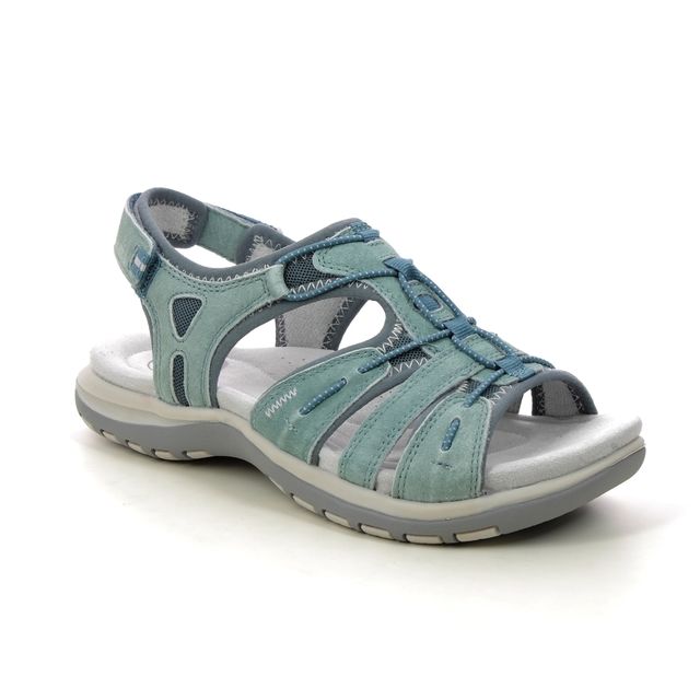 Earth Spirit Fairmont 2 Blue Suede Womens Walking Sandals 41056-72