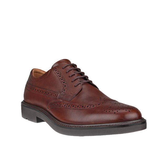 ECCO Brogues - Tan Leather - 525614/01053 METROPOLE BROGUE