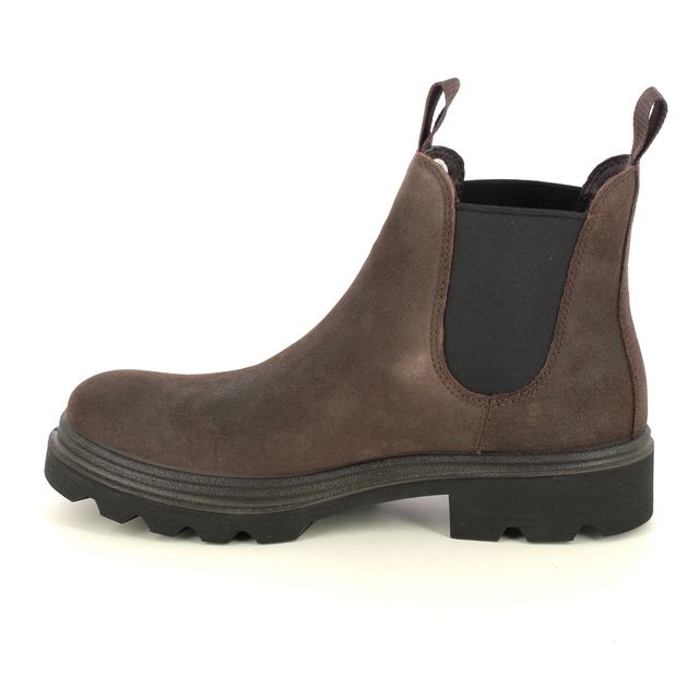 ECCO Grainer Chelsea Brown Suede Mens Chelsea Boots 214704 05072