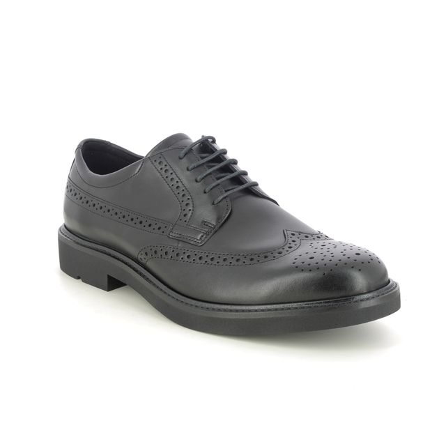 ECCO Brogues - Black leather - 525614/11001 METROPOLE BROGUE