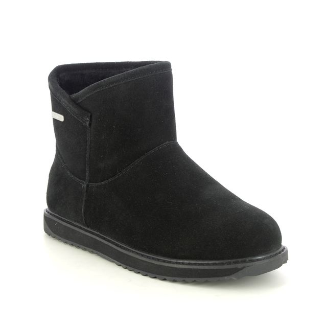 EMU Australia Ankle Boots - Black suede - W12645/33 DOFIDA MINI TEX