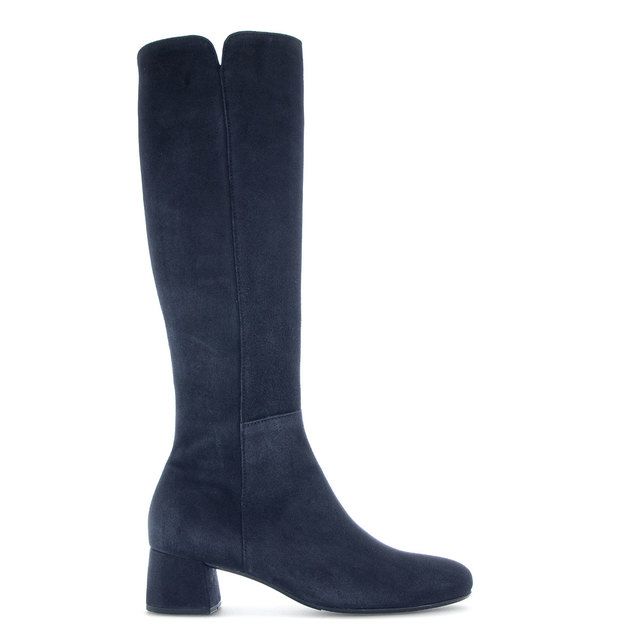 Gabor Knee-high Boots - Navy suede - 55.687.16 ASHBY ABBEY