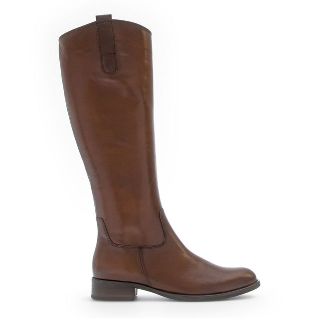 Gabor Knee-high Boots - Tan Leather - 51.649.24 BROOK MED LEG