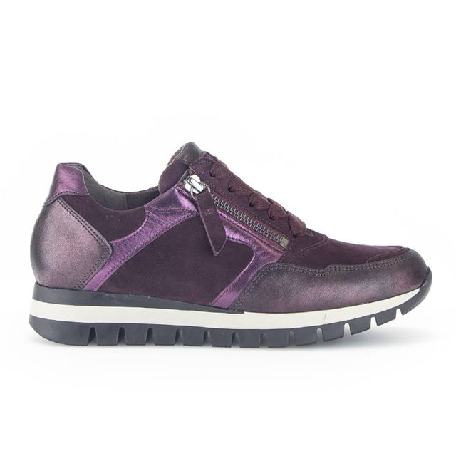 Gabor Trainers - Aubergine - 56.438.49 WILLETT WIDE