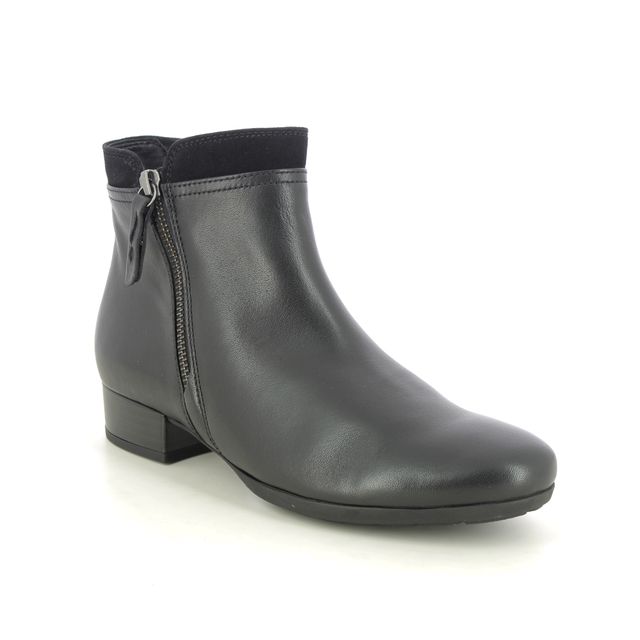 Gabor Heeled Boots - Black leather - 52.718.57 BRIANO BOLAN BRECK