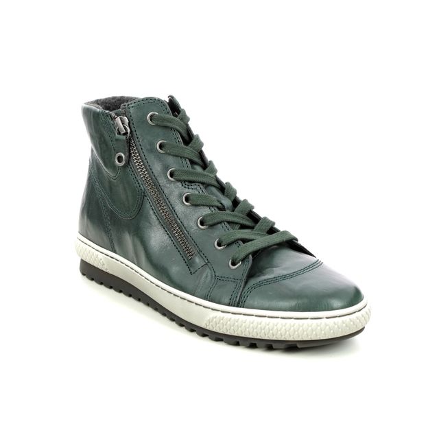 Gabor Bulner Lace Zip Green Womens Hi Tops 93.754.53