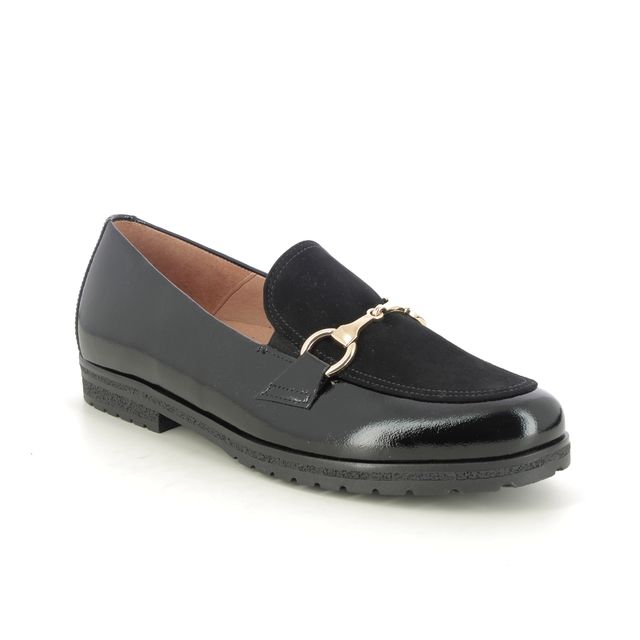 Gabor Loafers - Black patent suede - 52.041.97 EGO    ELDER