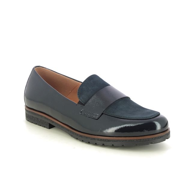 Gabor Loafers - Navy Patent Suede - 52.042.36 EGO    ELDER