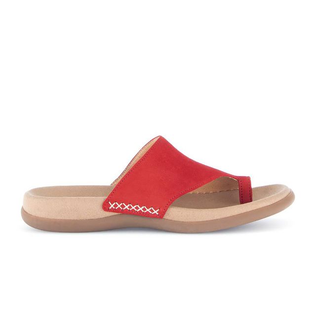 Gabor Toe Post Sandals - Red - 63.700.15 LANZAROTE