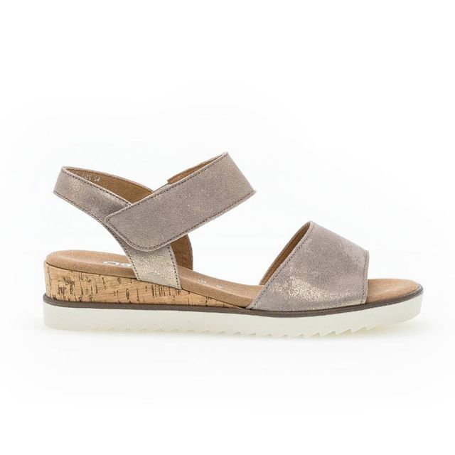 Gabor Wedge Sandals - Light Gold - 62.750.95 RAYNOR