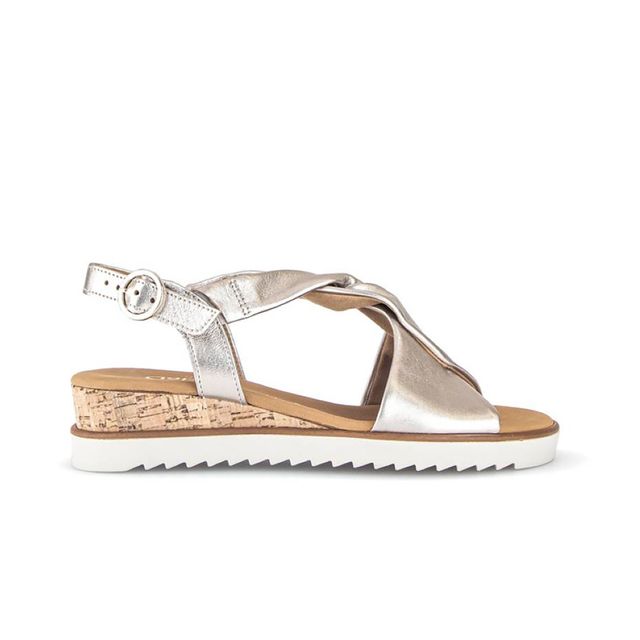 Gabor Wedge Sandals - Champagne - 62.751.82 RICH