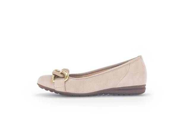 Gabor Sabia Beige suede Womens pumps 42.625.33