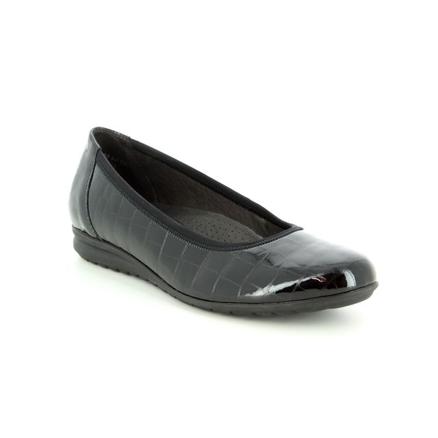 Gabor Pumps - Black croc - 92.020.87 SPLASH