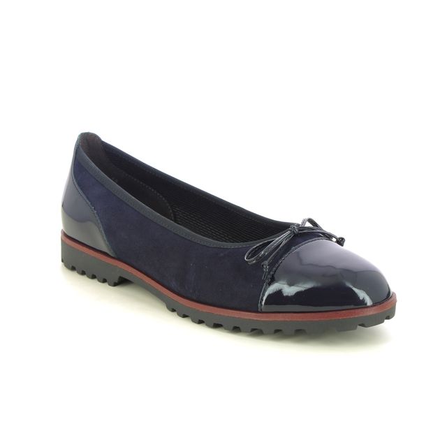 Gabor Pumps - Navy Patent Suede - 04.100.36 TEMPTATION