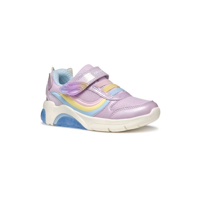 Geox Girls Trainers - Lilac - J55M4A/C8R0G FADINLIGHT UNICORN