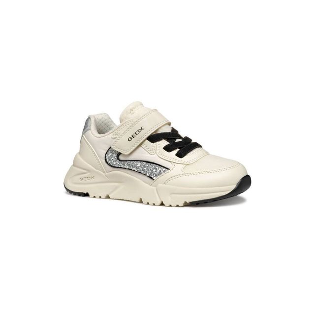 Geox Girls Trainers - Ivory - J46M2A/C1M1W LOFTUS BUNGEE