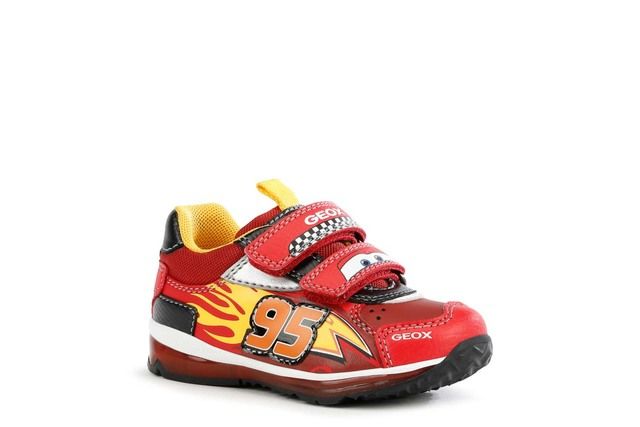 Geox Boys Trainers - Red multi - B1684B/C0020 TODO CARS 2V