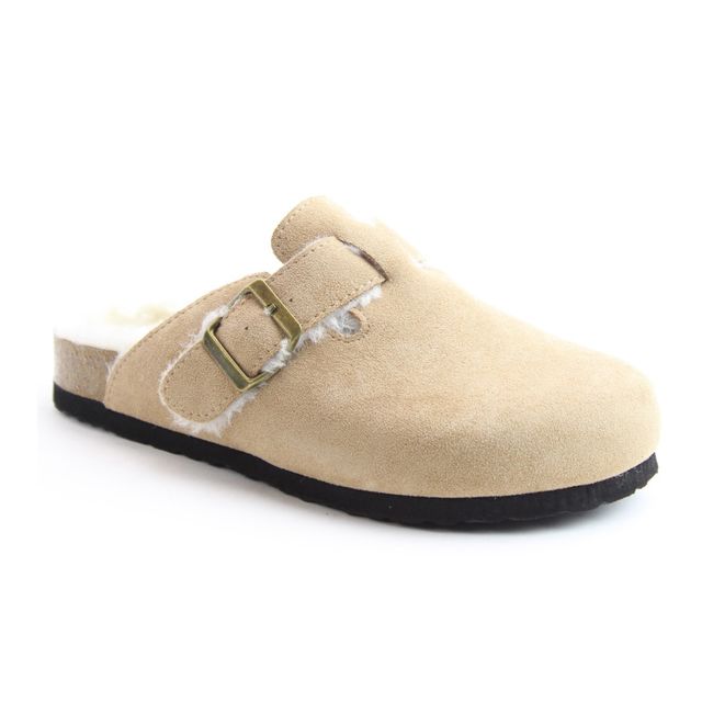 Heavenly Feet Slipper Mules - Beige - SH0004464/50 ALESSIA