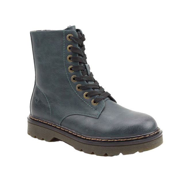 Heavenly Feet Biker Boots - Teal blue - AB0003831/73 JUSTINA 2