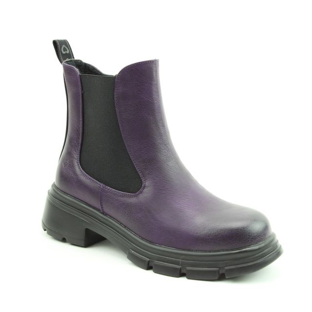 Heavenly Feet Chelsea Boots - Purple - AB0004465/94 REMY