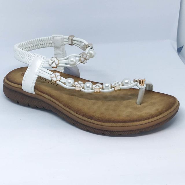 zara white flat sandals